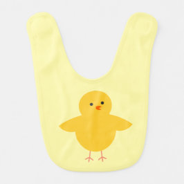 Babero Bebé animal de pollo amarillo