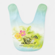 Bib de bebé de duckling en marcha