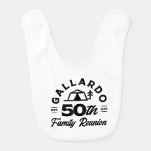 Bib de Reunión Familiar Gallardo 50 Aniversario