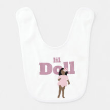Camiseta de muñeca de lilo Baby Bodysuit Baby Bib