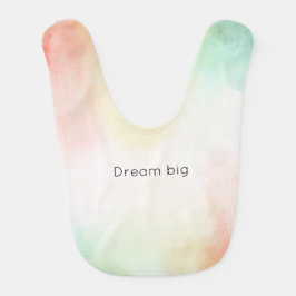 Babero Color rojo amarillo de los dedos de Rubor