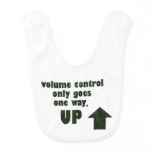 "Control de volumen" Baby Bib