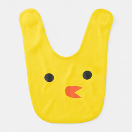 Babero Cuidado amarillo pollo de Pascua Bebé Bib