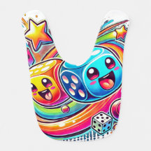 Dados Afortunados Adorables – Arte de Juego Kawaii
