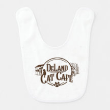 DeLand Cat Cafe Baby Bib