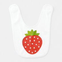 Fruto de fresa cutáneo Bebé Bib