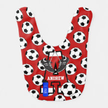 Letra A monograma de fútbol personalizado