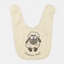 Babero Oveja Personalizado Beige