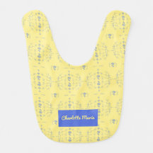 Patrón de bloques de hidrángulos Amarillo y Azul