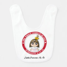Pequeña Princesa Ai Ai Baby Bib