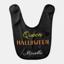 Queen Halloween Personalizado Bebé Negro