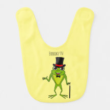 Rana divertida con personalizado de sombrero super