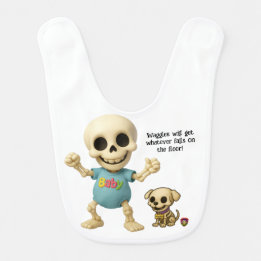 Babero The Boneheads™ Baby and Waggles