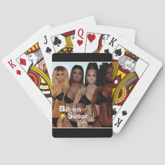 Babes de azúcar marrón jugando cartas 1