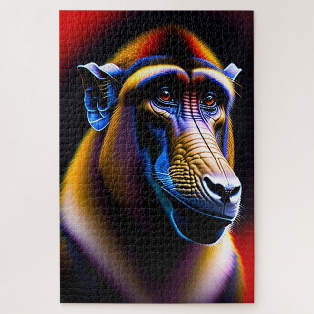 Baboon 1014 pieza Rompecabezas (Vertical)