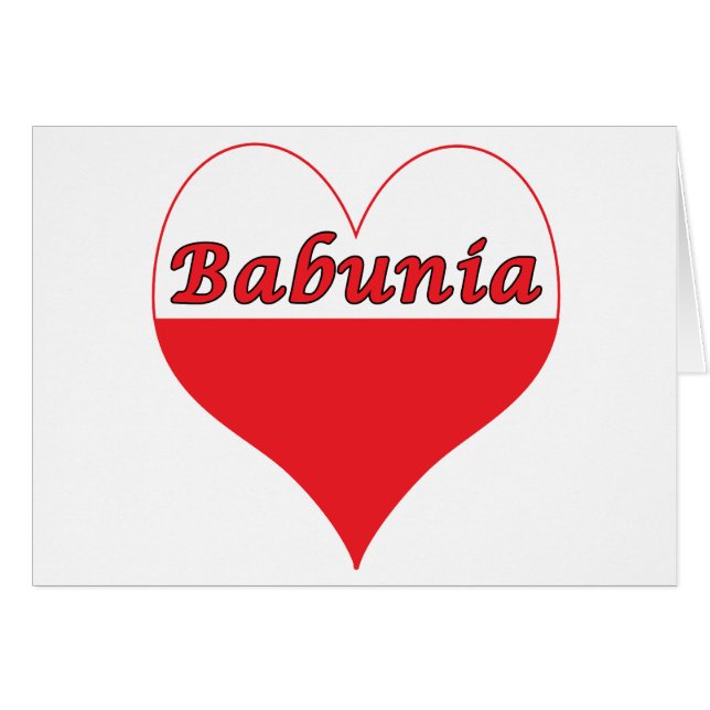 Babunia Corazón Polaco (Anverso (Horizontal))