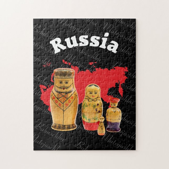 Babuschka Matrjoschka Matryoshka puzle (Vertical)