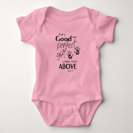 BABY ANGEL BODY SUIT - JAMES 1:17