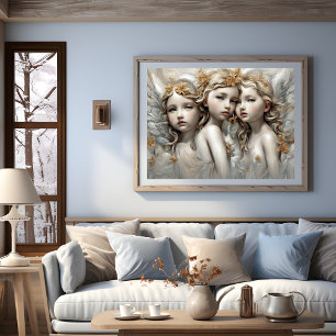 Baby Angel Sisters a un Poster de arte moderno