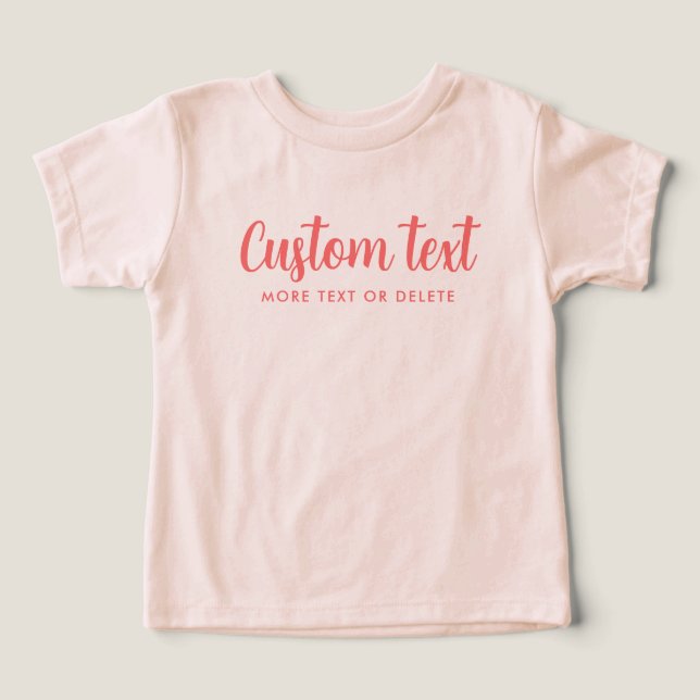 Baby Bella Canvas Tri-blend Template Peach Color (Diseño delantero )