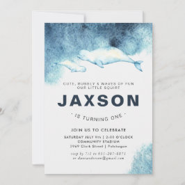Baby Beluga | Invitación a la fiesta de cumpleaños