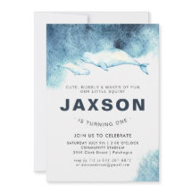 Baby Beluga | Invitación de Cumpleaños