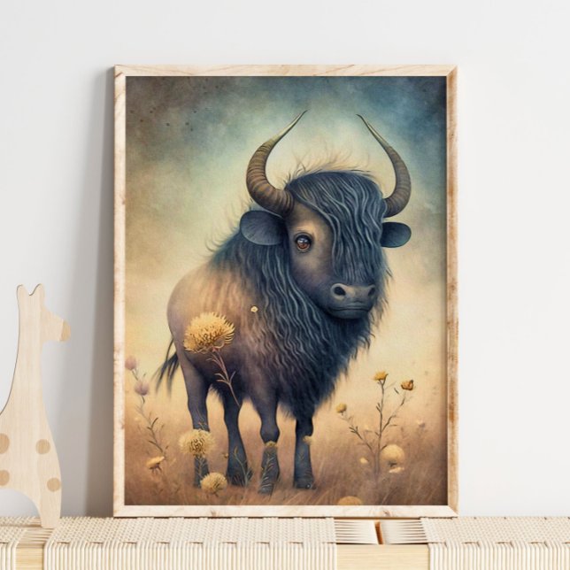 Baby Bison African | Impresión de pared de Bison (Subido por el creador)