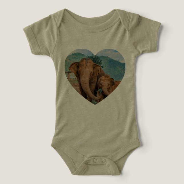 Baby Body  Elefante para bebe  (Diseño delantero )