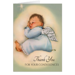 Baby Boy Angel Gracias Condolencias