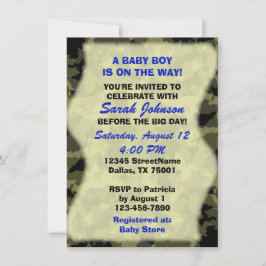 Baby Boy - Invitación a Baby Shower temática de Ca