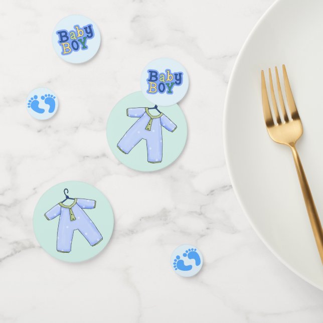 Baby Boy Shower Confetti (Grupo)