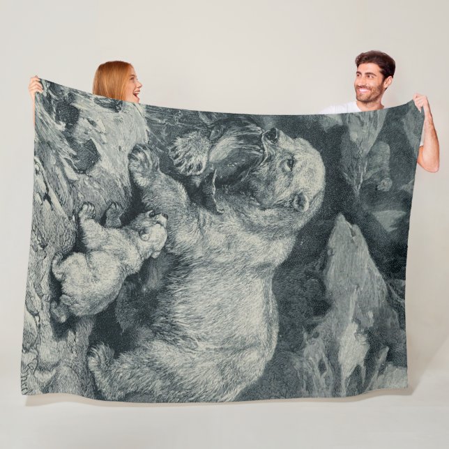 Baby Cub y Mama Polar Bear (In situ)