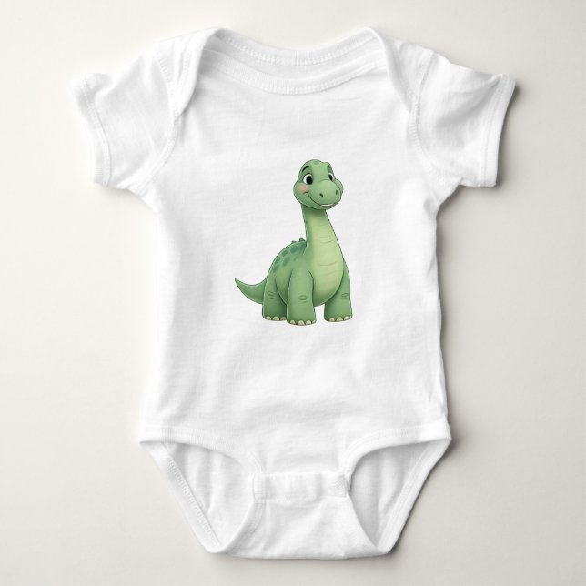 Baby Dinosaur Jersey Bodysuit - Comfort and Style  (Anverso)