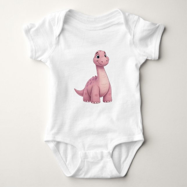 Baby Dinosaur Jersey Bodysuit - Comfort and Style  (Anverso)