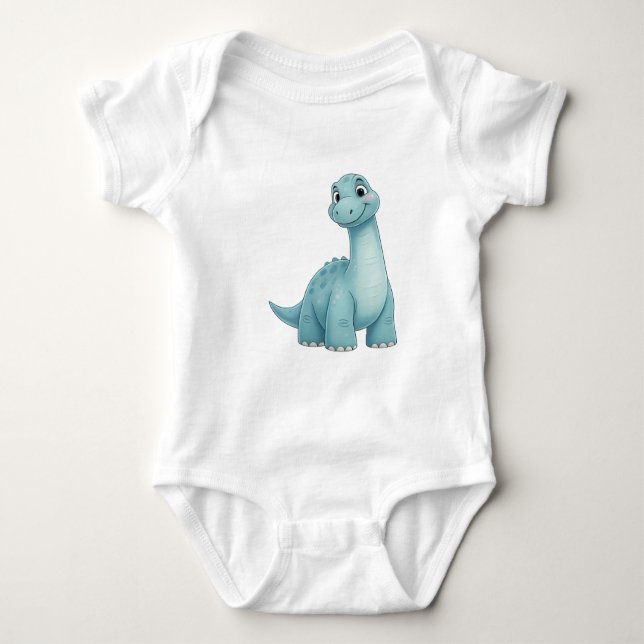 Baby Dinosaur Jersey Bodysuit - Comfort and Style  (Anverso)