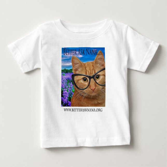 baby fine jersey tee mejor preguntar a nana (Anverso)