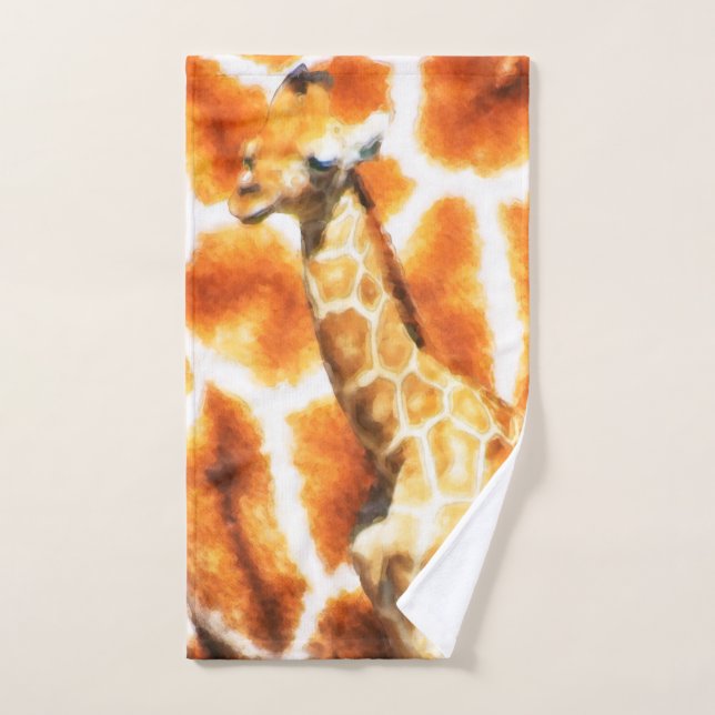 Baby Giraffe (Toalla de mano)