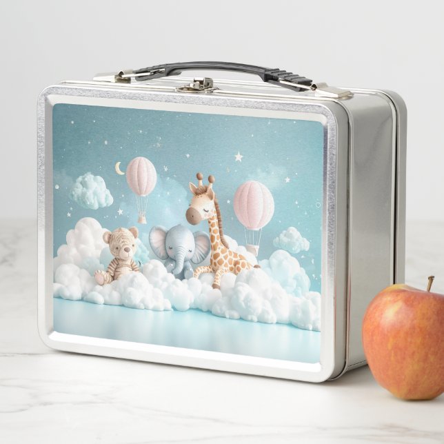 Baby Giraffe con todos sus amigos (In situ)