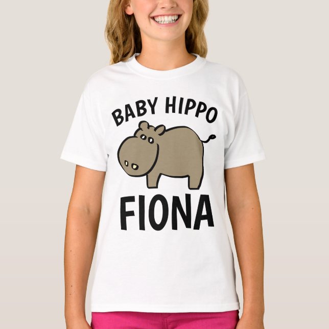 BABY HIPPO FIONA Camisetas para niños (Anverso)