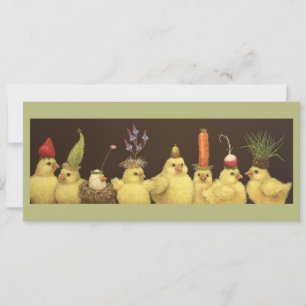 Baby Huey es el anfitrión de la tarjeta plana del 