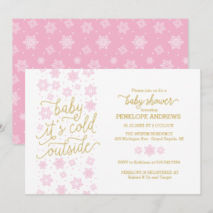 Baby It's Cold fuera de la invitación de Baby Show