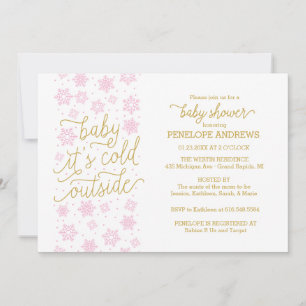 Baby It's Cold fuera de la invitación de Baby Show