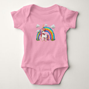 Baby Jersey Bodysuit Fairytale Unicorn