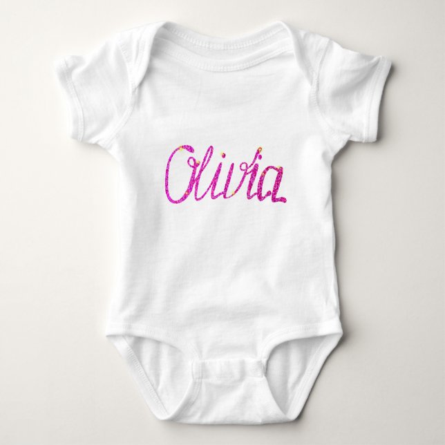 Baby Jersey Bodysuit Olivia (Anverso)