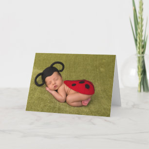 Baby Lady Beetle - Tarjeta para el bebé
