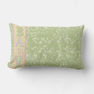 Baby Lumbar Cojín decorativo Green