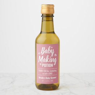 Baby Making Potion Funny Shower Gracias Rosa