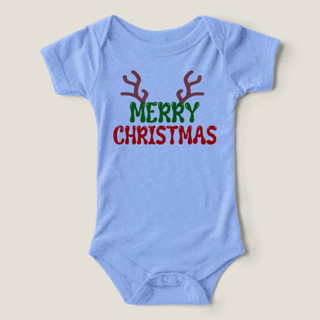 BABY MERRY CHRISTMAS T-Shirt (Diseño delantero )