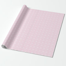 Baby Pink Snowflake Navidades Envoltura de papel