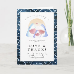Baby Shark Doo Agradecimiento por Baby Shower